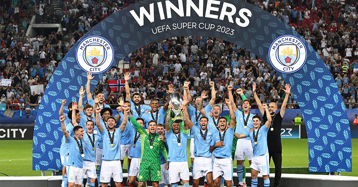 Man City beat Sevilla on penalties to win UEFA Super Cup