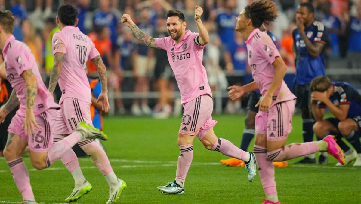 Lionel Messi’s penalty goal sends Inter Miami to the finals of US Open