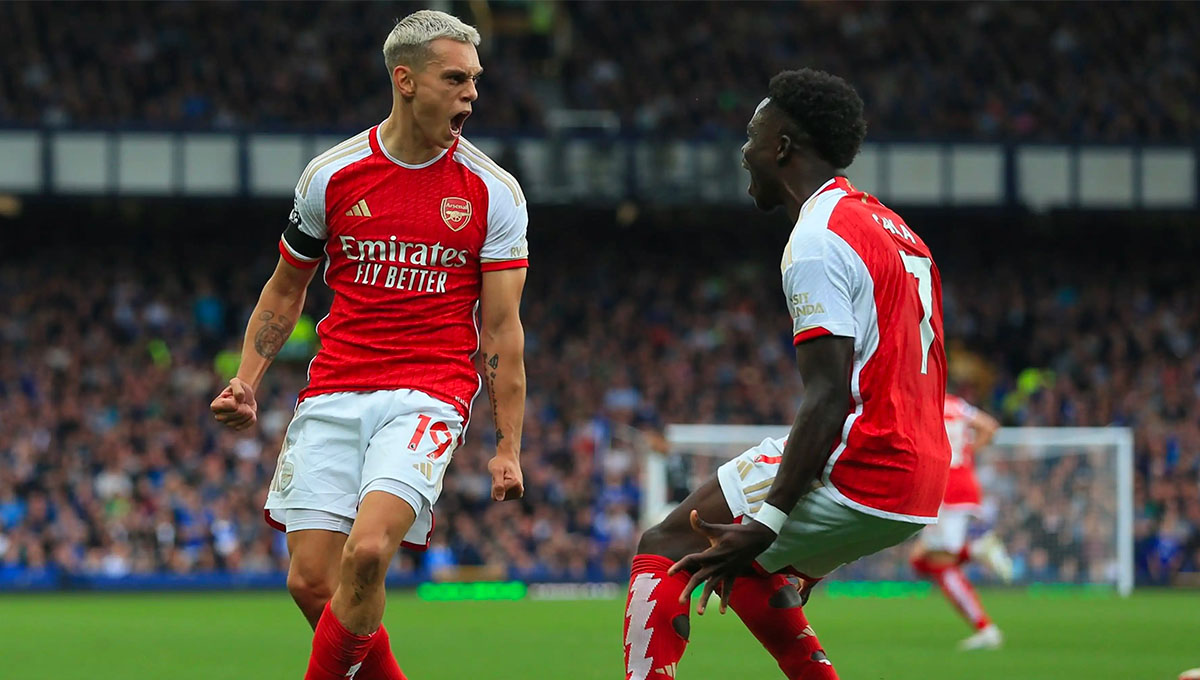 Leandro Trossard strikes for 1-0 victory for Arsenal against Everton