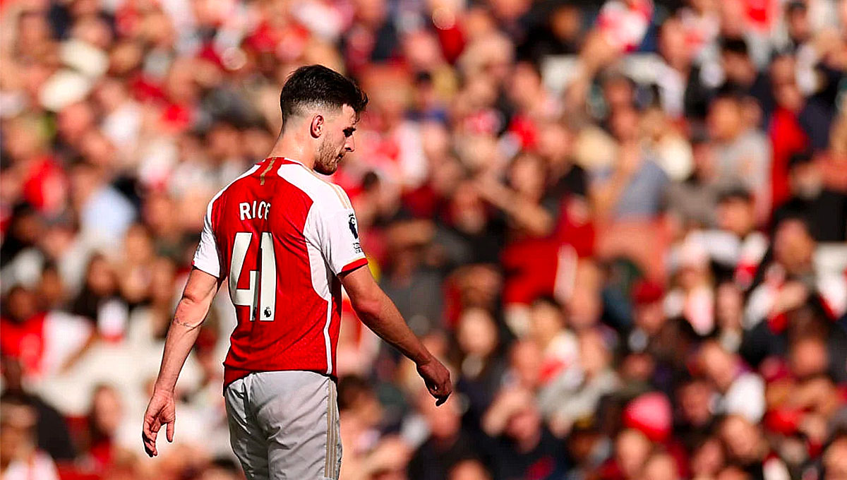 Arsenal’s midfielder, Declan Rice, expected to be fit to face Man City