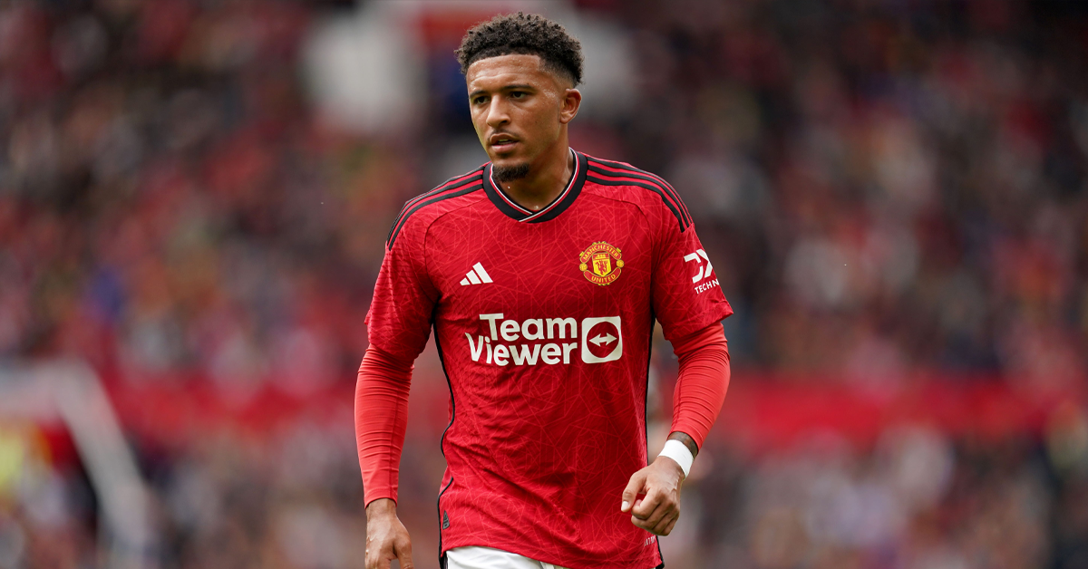 Jadon Sancho banned from Manchester United’s Facilities