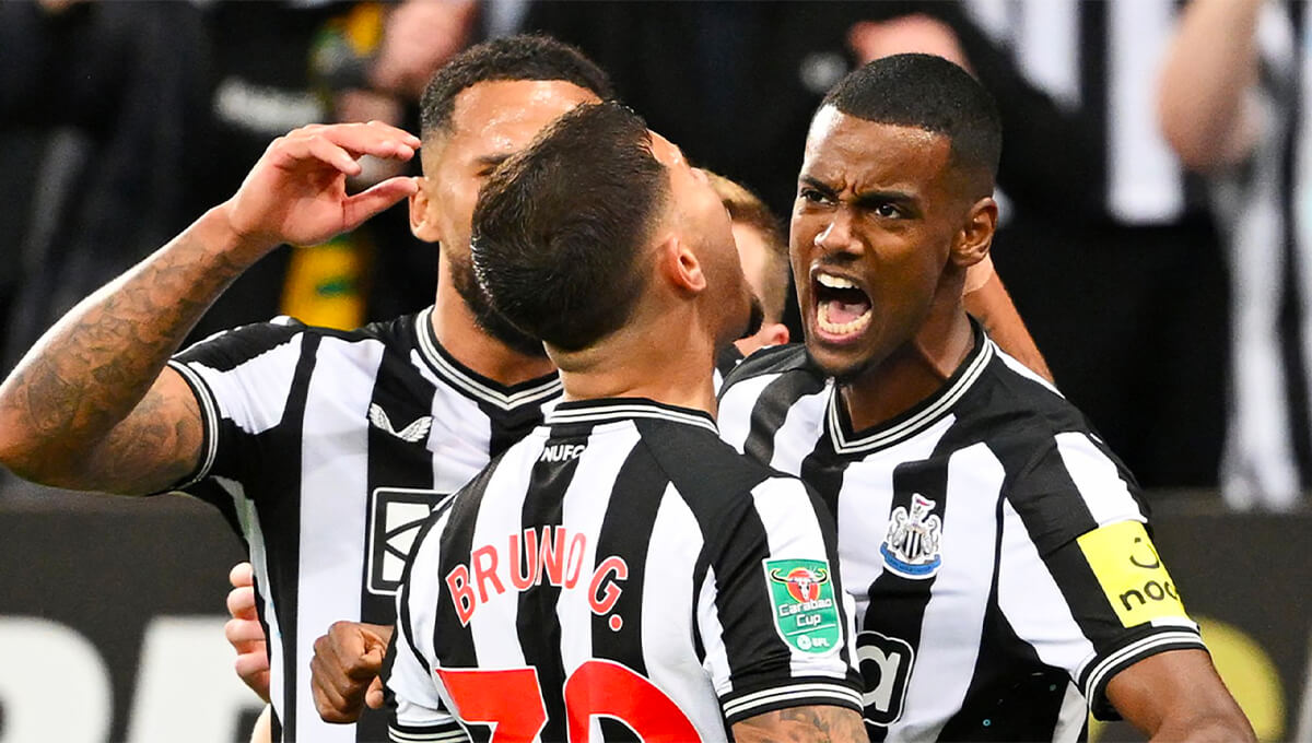 Newcastle secured a 1-0 victory over Manchester City in the Carabao Cup