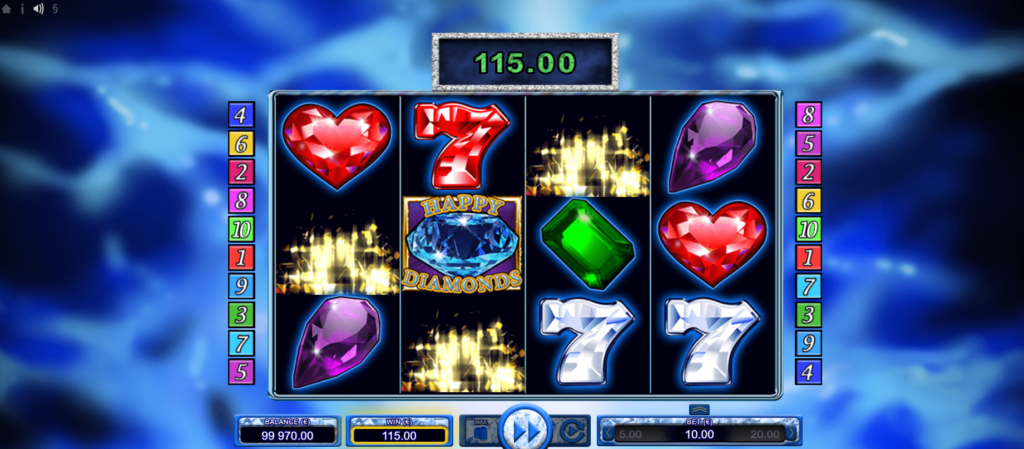 happy diamonds slot