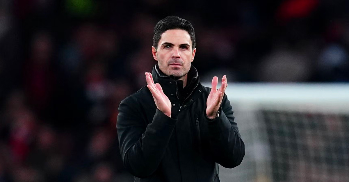 Arteta makes jokes about gesture that led to his yellow card