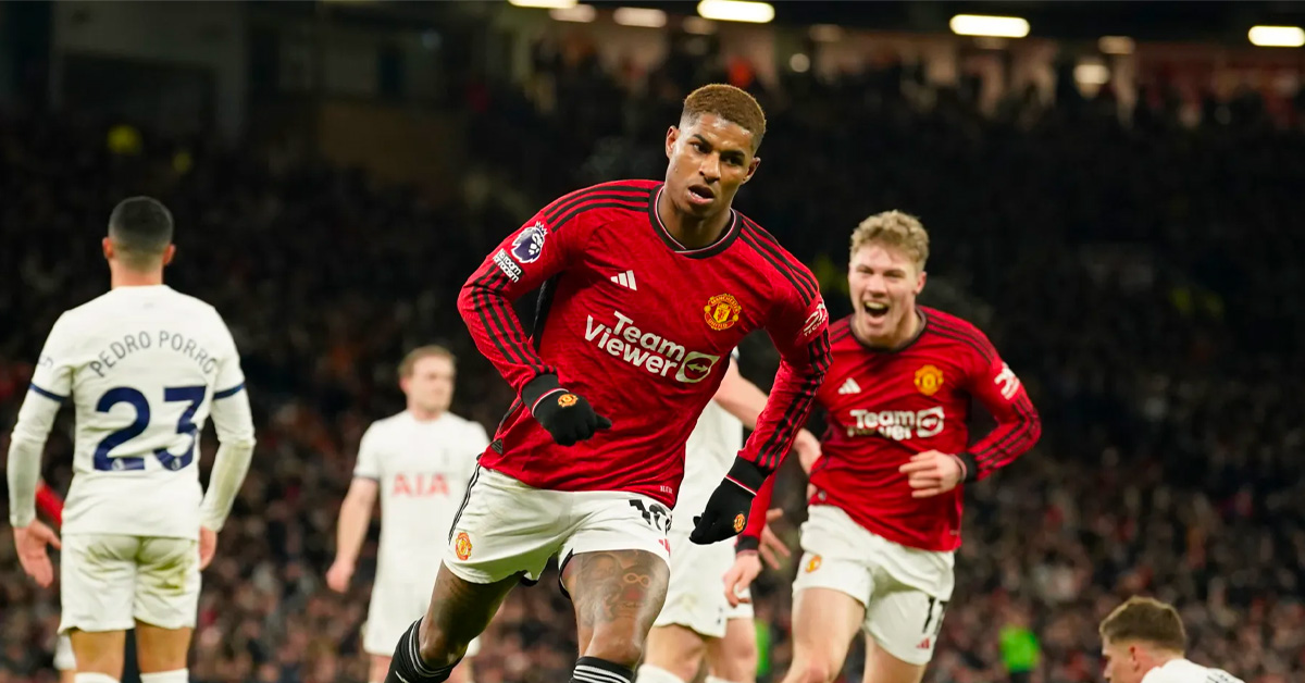 Man United stuck in a 2-2 draw against Tottenham