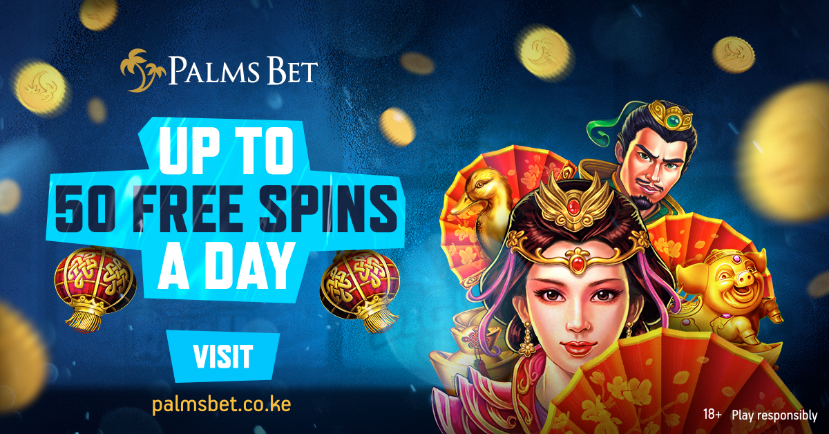 Up to 50 Free Spins a day for CT Interactive games