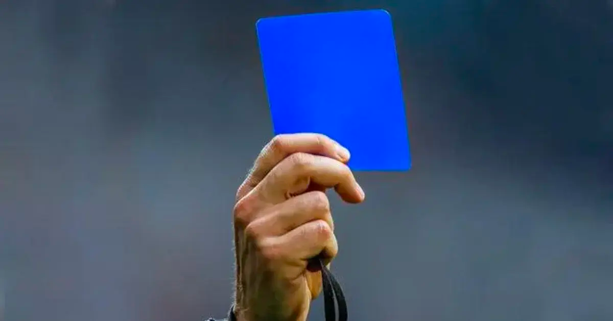 Blue cards and sin-bins will be trialed in football