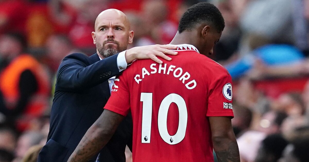 Marcus Rashford ‘barely speaking’ to Erik ten Hag